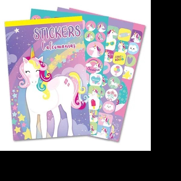 CALCOMANIA FANT.  UNICORNIO GRANMARK PAQUETE C72 PZAS